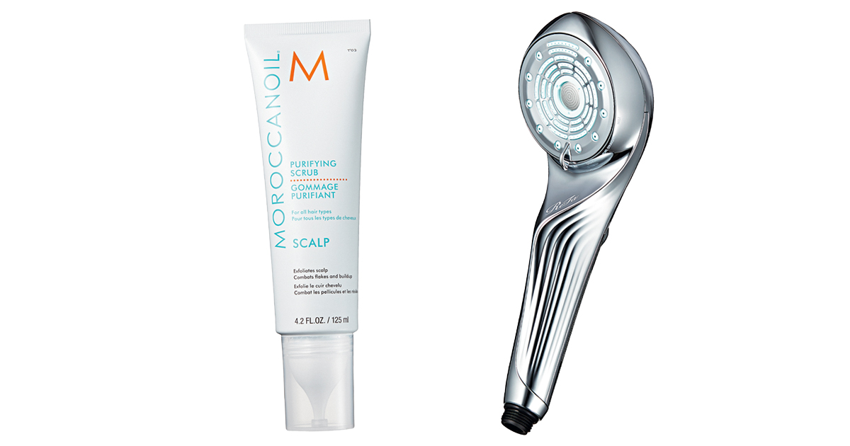 頭皮に良いスクラブ、シャワーヘッドの名品