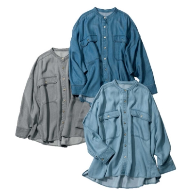 【デニムシャツ】今っぽく着るには？ママのきれいめ春コーデ