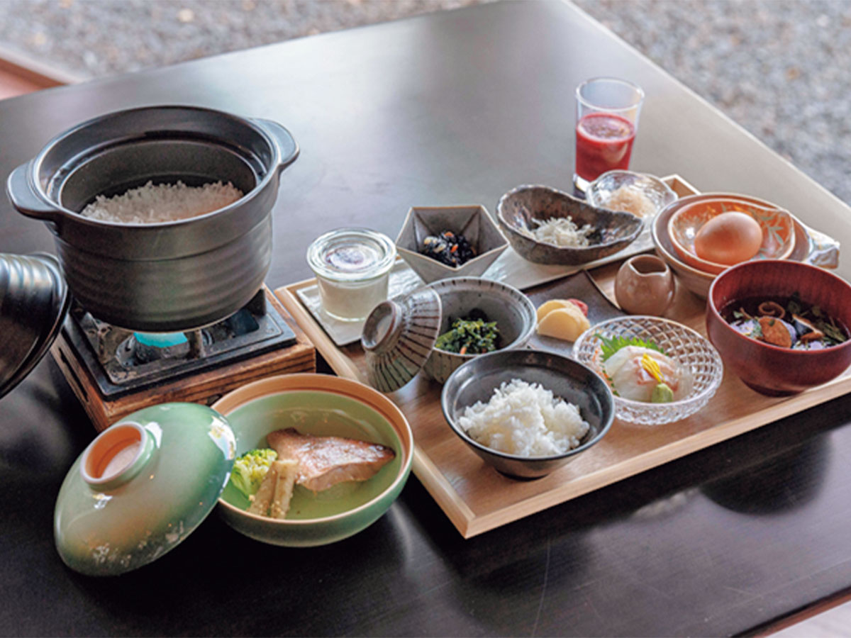 和食が揃う朝食