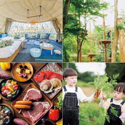 遊びもBBQも“オールインクルーシブ”に感動『千葉のグランピング』が話題！