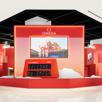 「オメガ ミラノ・コルティナ2026」を伊勢丹新宿店 本館1階 ザ・ステージにて開催