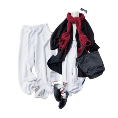 【スウェットパンツ】が洗練見えする“着回し方”７選！送迎からお出かけまで