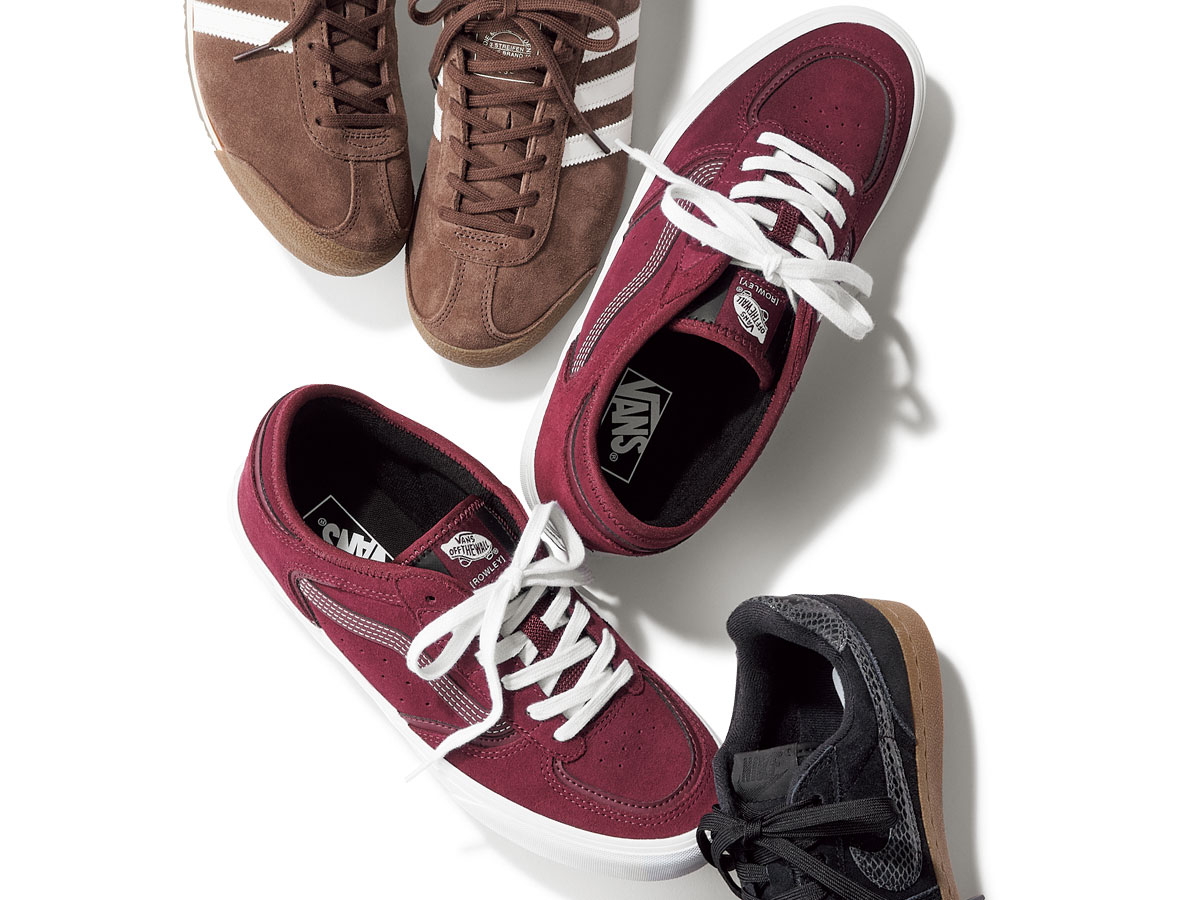 ヴァンズのボルドースニーカー