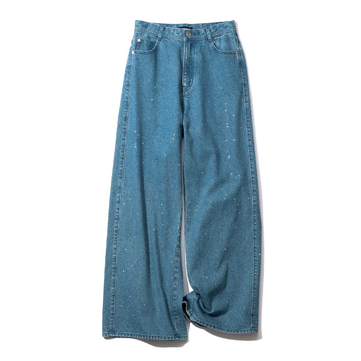 メゾンスペシャルのラインストーンを散りばめたデニム