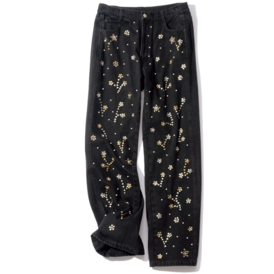 時短で洒落る！主役級『デザインデニム』は甘トップスとも好相性◎