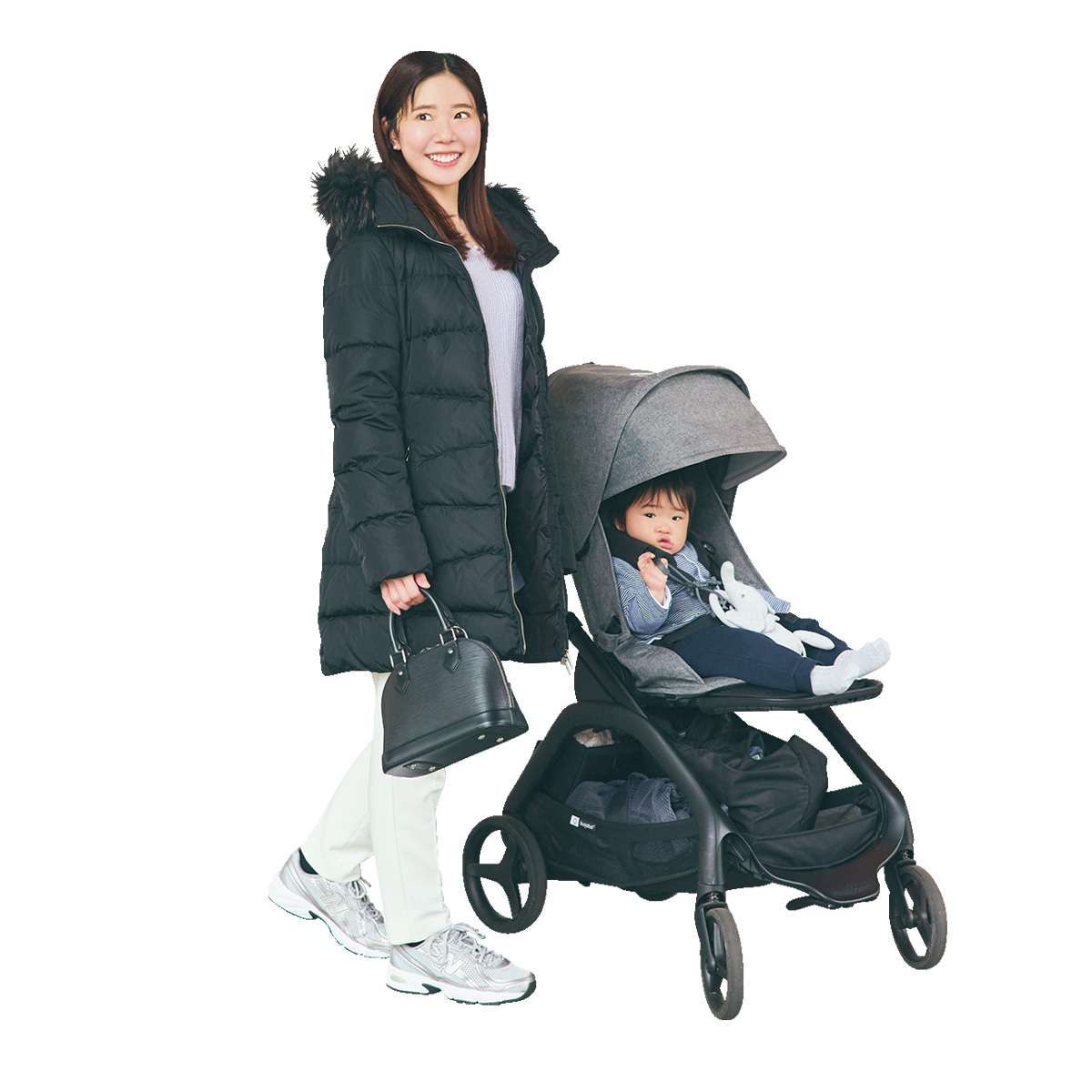 乳幼児ママはキレイめに合うスニーカーが相棒