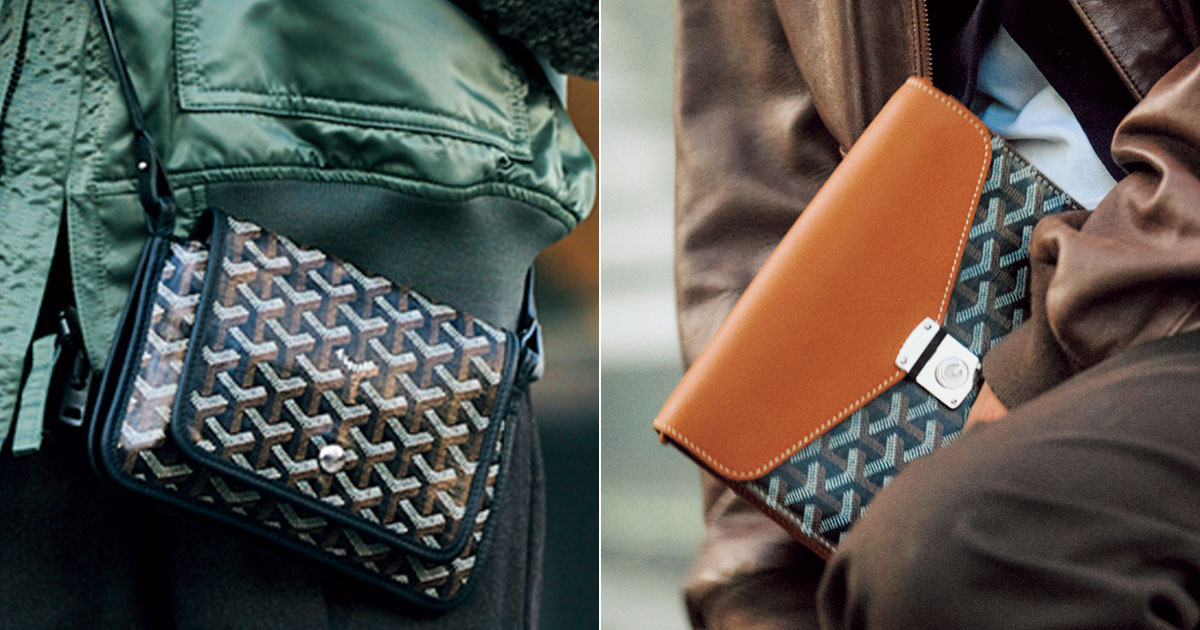 ゴヤールのショルダーバッグとクラッチ