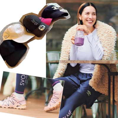 今どきスポーティママは『キャップ』で時短オシャレ！愛用ウェアは“甘め”がポイント◎