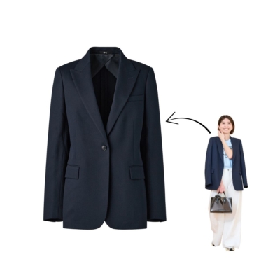 2/6発売【ユニクロ】の「キレイめ春アウター」3選！自転車送迎、公園etc…