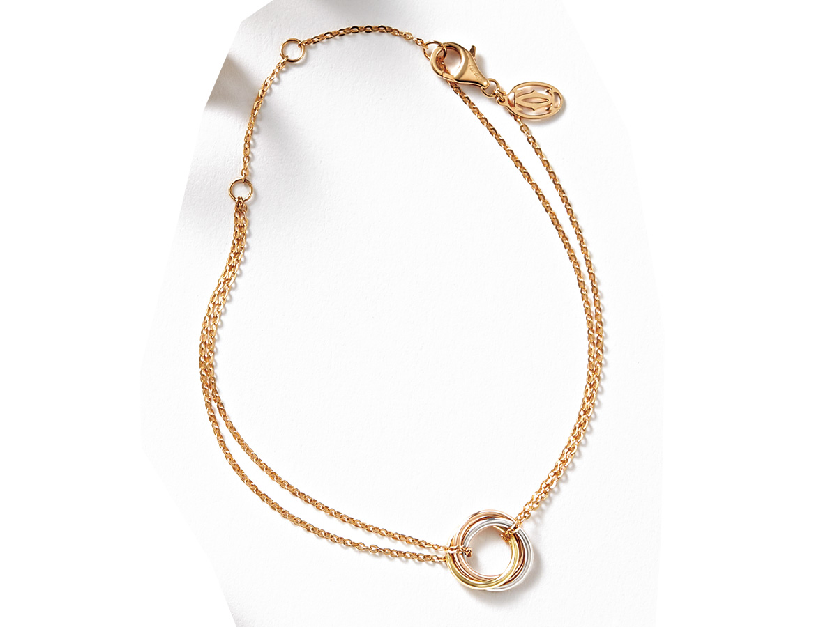 カルティエのトリニティのブレスレット