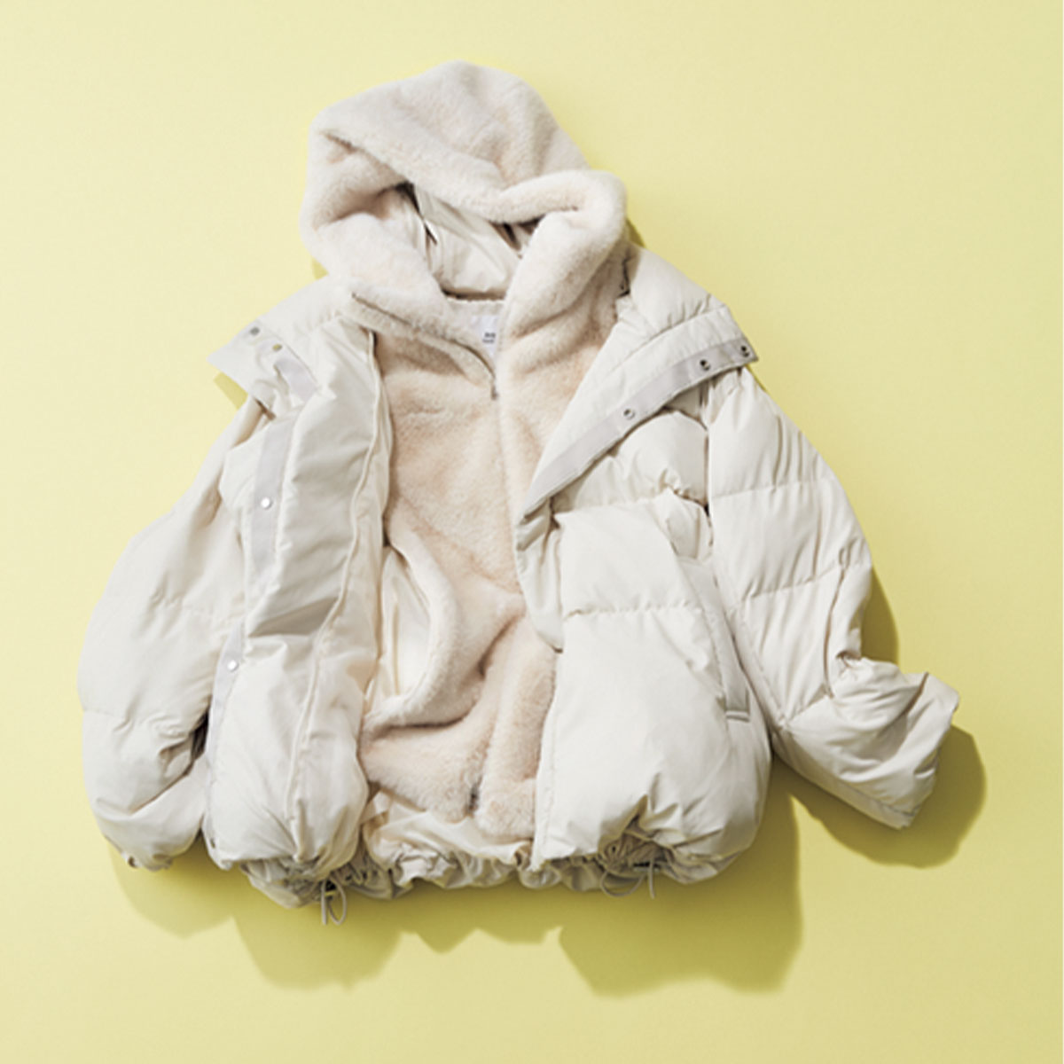 アルページュストーリーのファーが取り外せる2WAYダウン