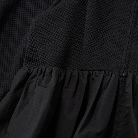 [THREE SQUARE]バルーンコンビブルゾン