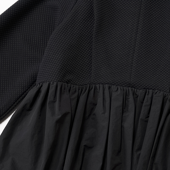 [THREE SQUARE]バルーンコンビブルゾン