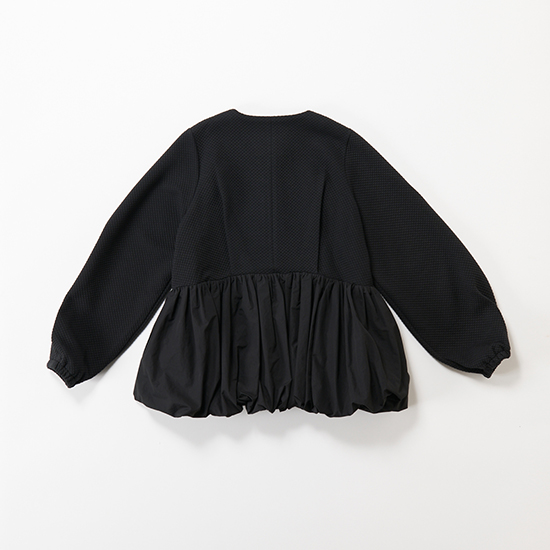 [THREE SQUARE]バルーンコンビブルゾン