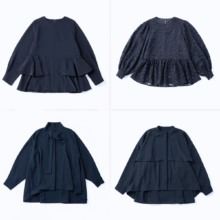 ②【卒園式・入園入学式にも】ネイビーブラウス4選