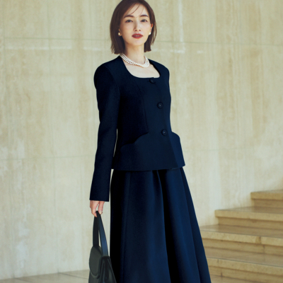 モード派ママの新定番！セットアップで迎える【ハレの日服】