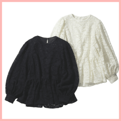 【春コーデ】に「レーストップス」が頼もしい！セレモニーにも着られる