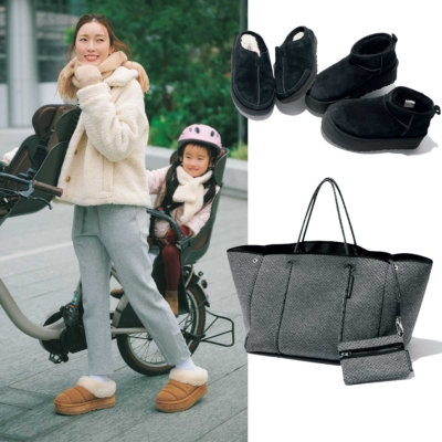 【SNAP】都会派ママは”カスタム自転車”と“トレンド小物”でカジュアルも洒落る！