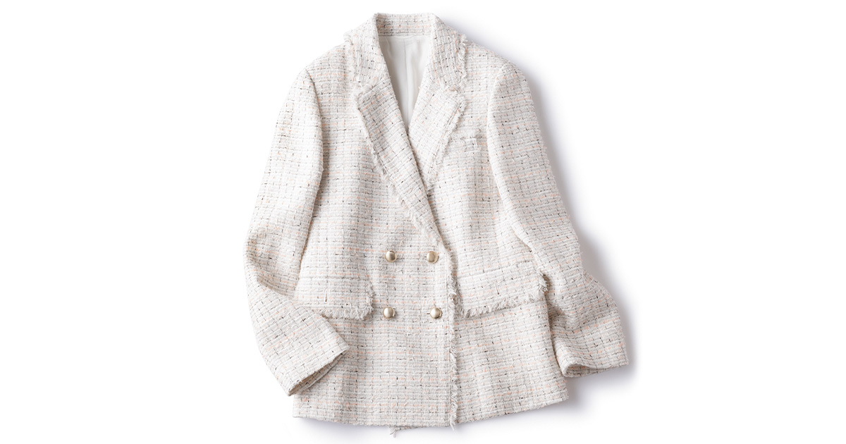 アナイのツイードジャケット