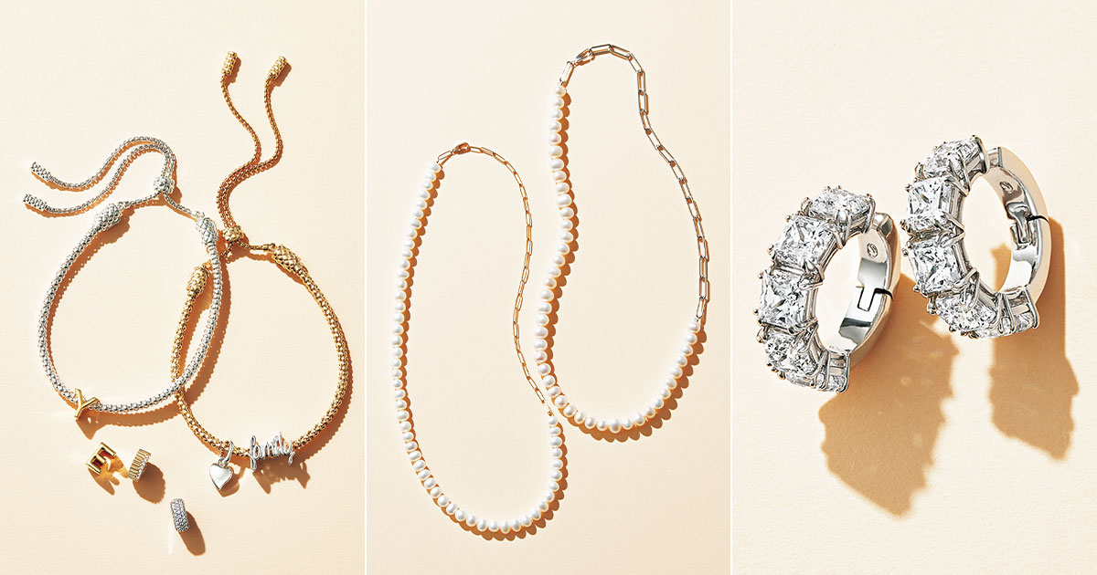 パンドラと4℃とスワロフスキーのジュエリー