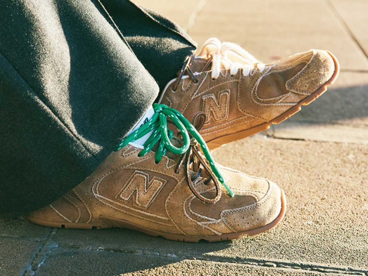 インフルエンサーのmacotoさんはミュウミュウのスニーカーを愛用中