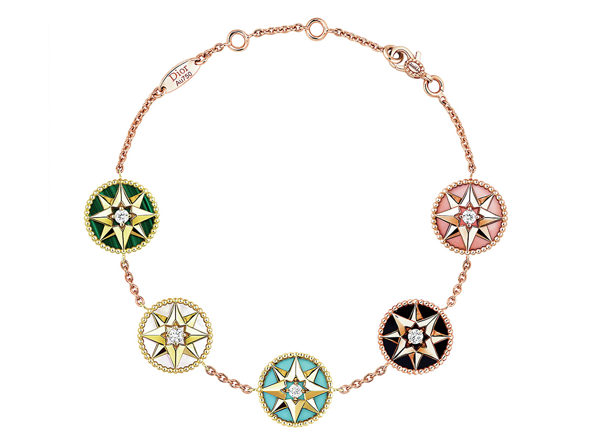 クリスチャンディオールのローズデヴァンのブレスレット