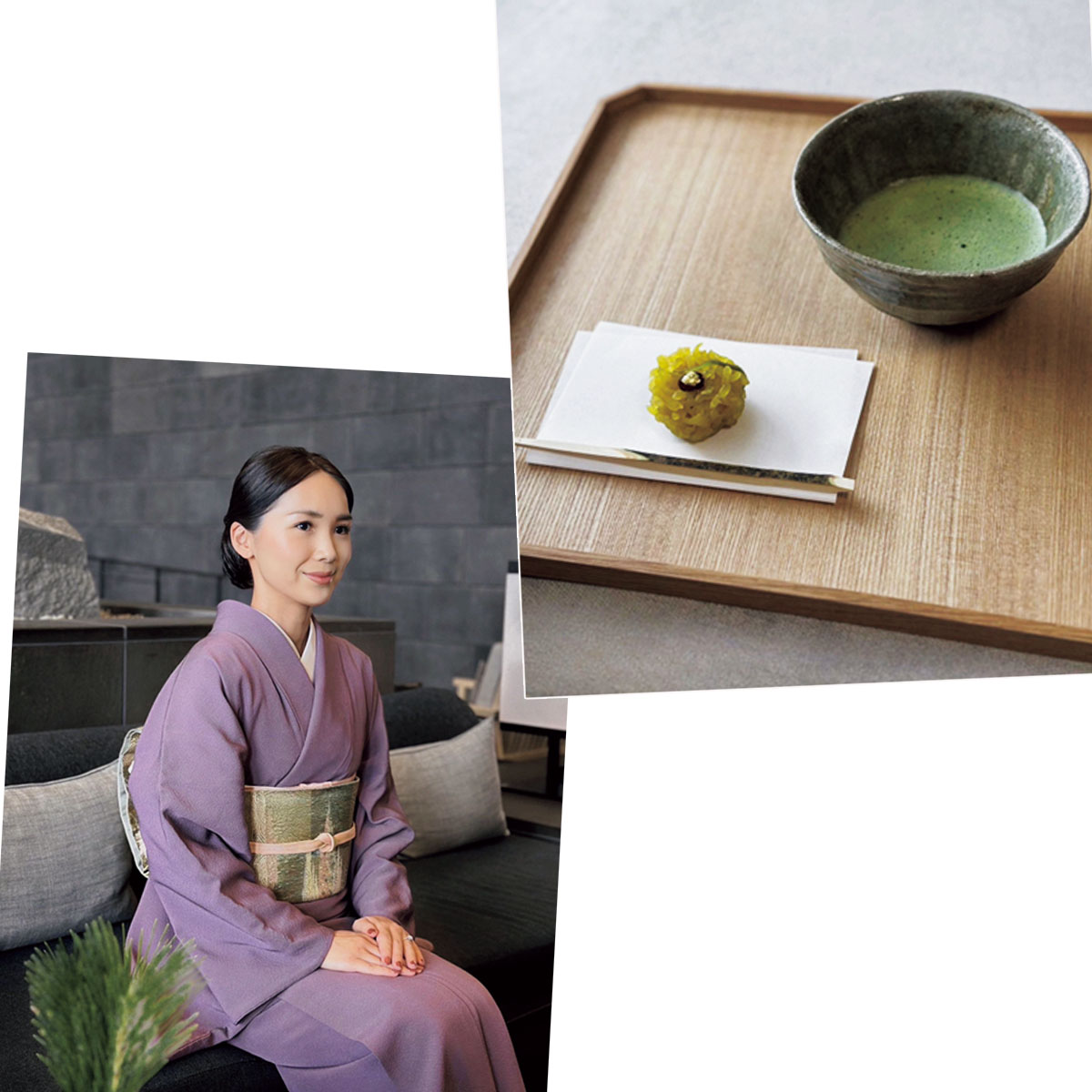 茶道を習う読者ママの着物コーデ