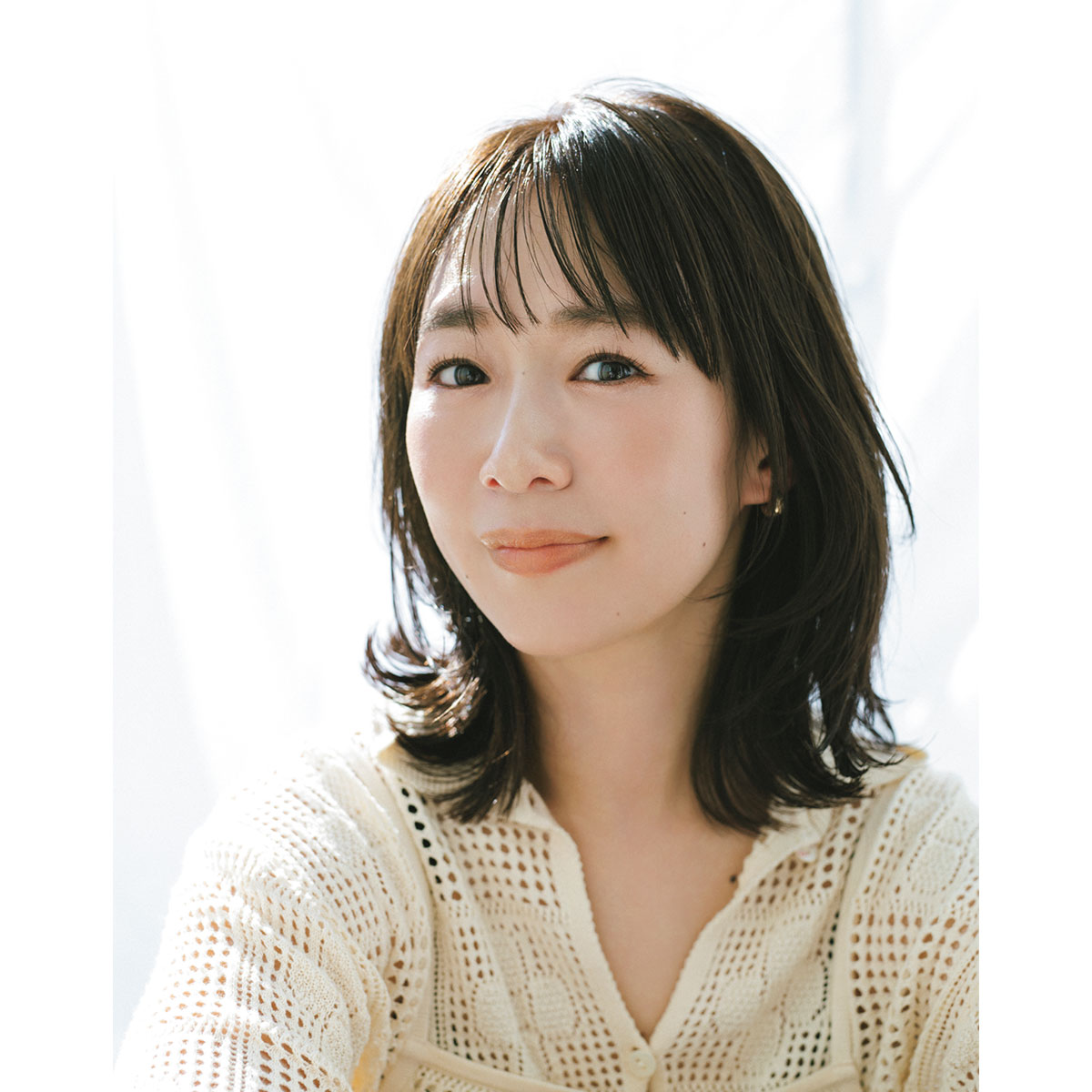 ライター・島田有香さんのヘアを前から見たカット