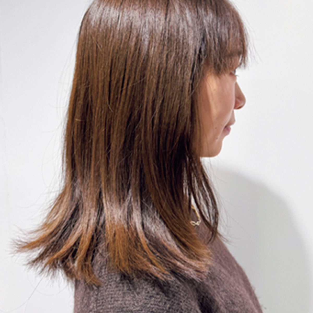 ライター・島田有香さんのヘアbefore