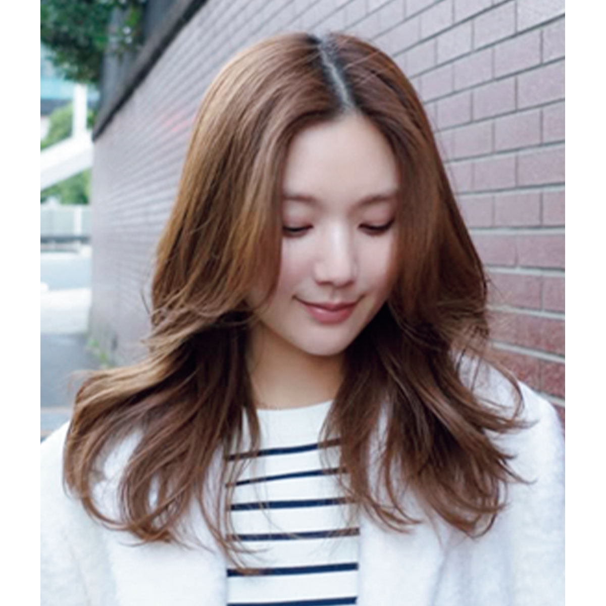 インフルエンサー・ひよんさんのbeforeヘア