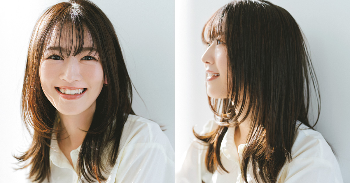 ツヤ髪のヘアスタイル