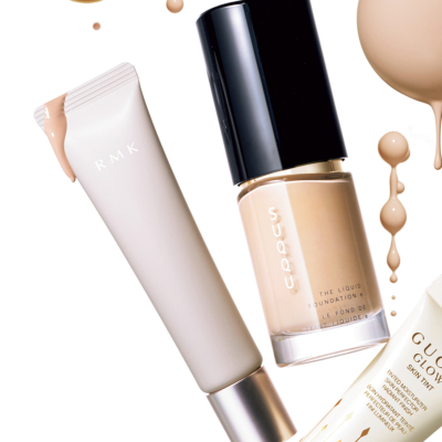 素肌っぽいのに盛れる！大人の「ツヤ肌ファンデ」新作４選