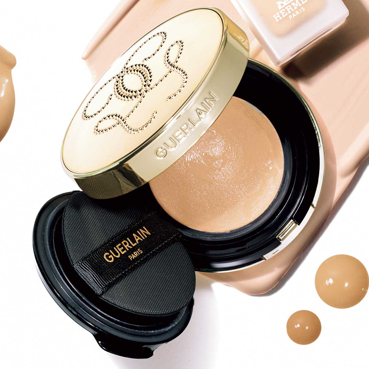 2026年春の最新ファンデーション, ゲラン パリュール ゴールド スキン メッシュ クッション