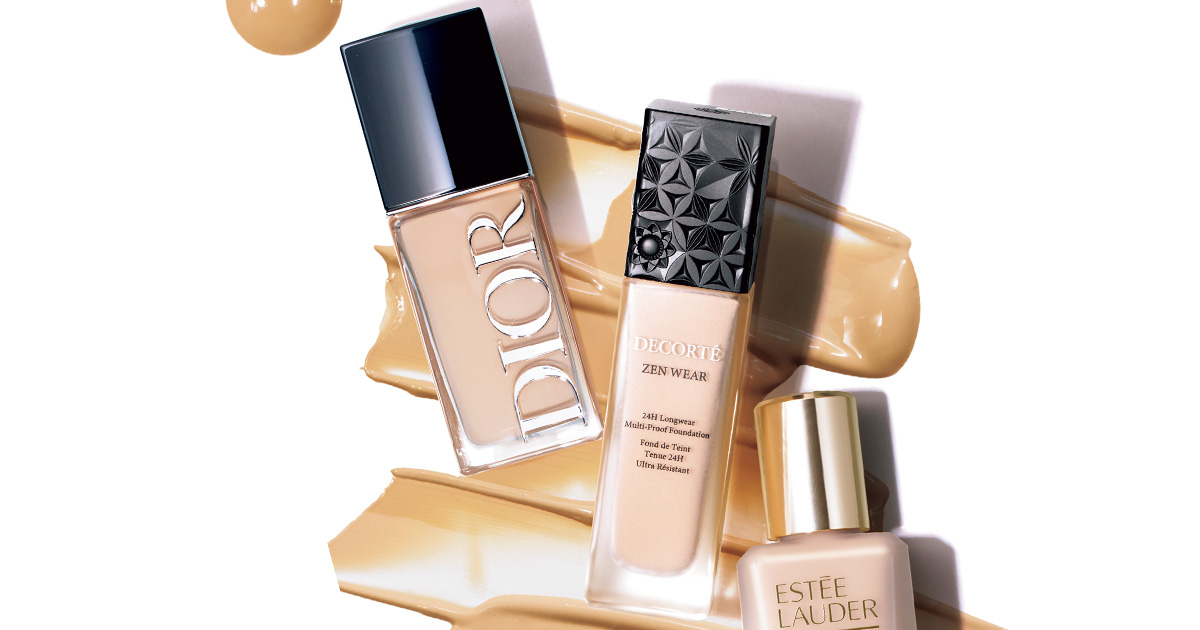 崩れにくいファンデーション