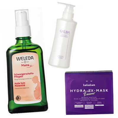 【出産準備】先輩ママの“産院持ち込みコスメ”をリアルレポ！＜人気の妊娠線ケア・ヘアケア5選＞