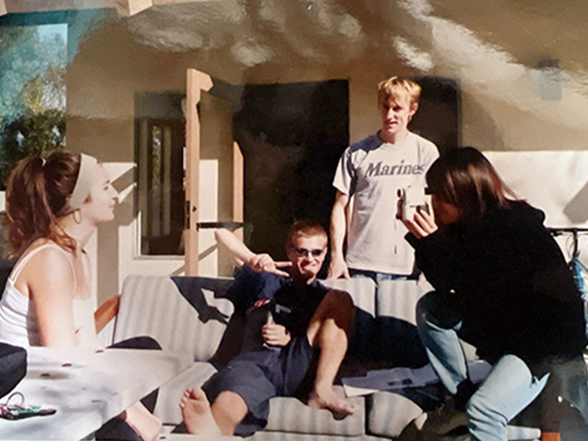 アメリカ留学時代の溝上さん