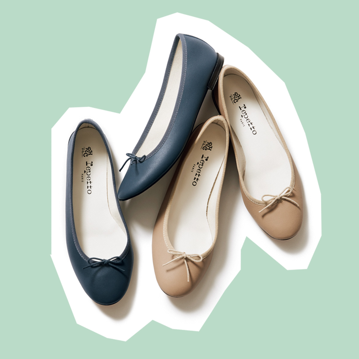 RHC別注のレペットのバレエシューズ