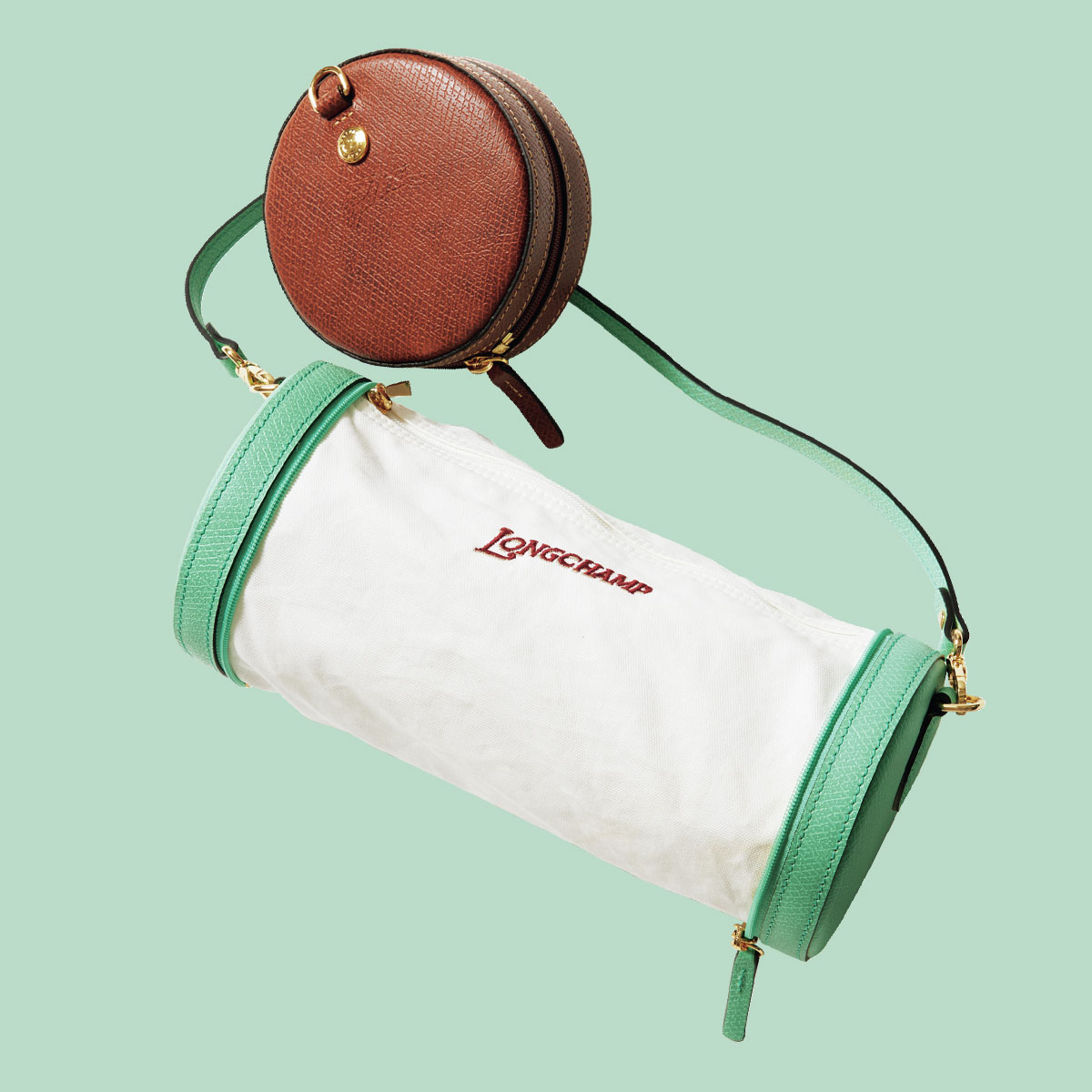 ロンシャンの折りたためるショルダーバッグ