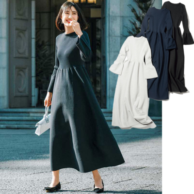 【1万円台】「5分で準備完了」なのに手抜き感ゼロの『長袖ワンピース』