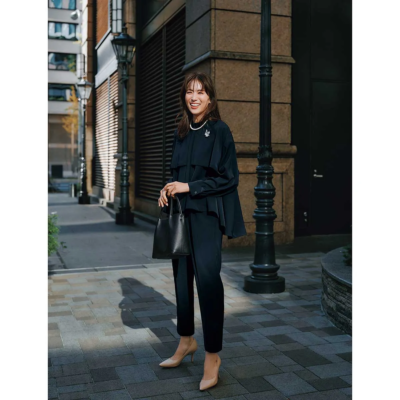 【ハレの日】は美脚パンツのセットアップで！その後も使える万能さが◎