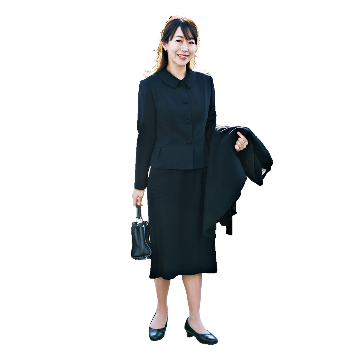 伊勢丹で選んだスカートスーツのセレモニーコーデ