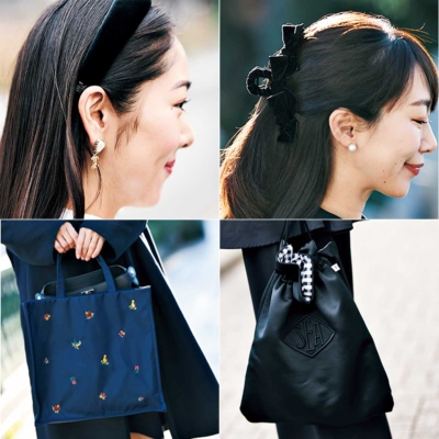 好印象ママの【セレモニー小物】を拝見！パールジュエリー、サブバッグetc.＜SNAP＞