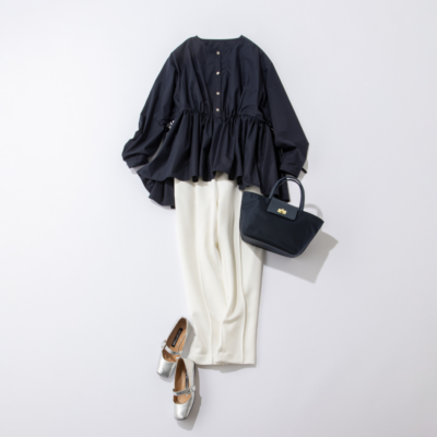 【母業コーデ】きちんと見えしたいママの「甘トップス」着こなしや選び方のコツは？