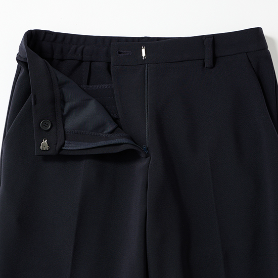 [THREE SQUARE]美脚テーパードスリムパンツ