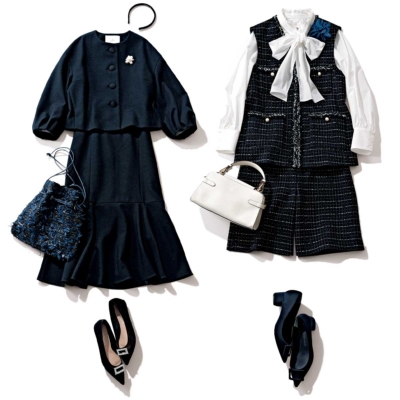 【ハレの日、保護者会etc.】母業シーンに万能な『セットアップ＆ワンピ』3選！