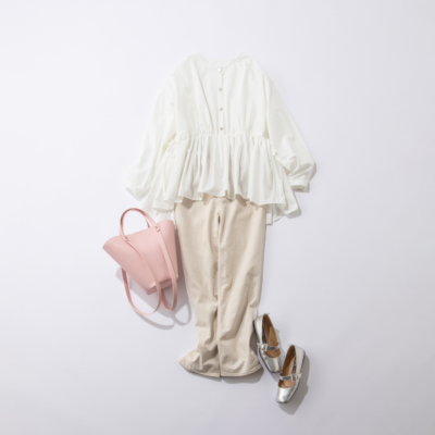 この春、更新したい！一番頼れる「制服化白トップス」タイプ別コーデ3選