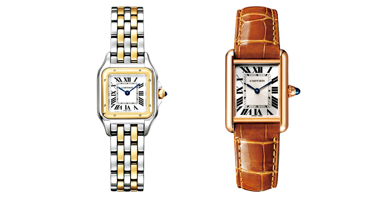 カルティエの腕時計