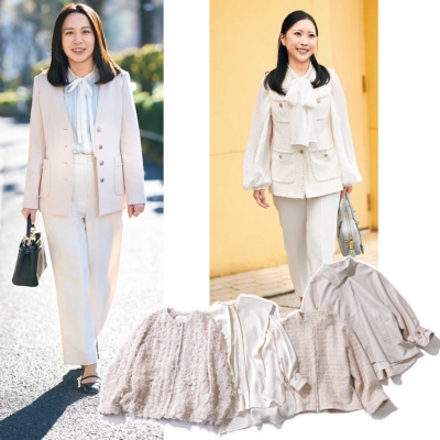 【入園・入学式】華やかママに“クリーム色”旋風！きちんと感をキープするコツは？