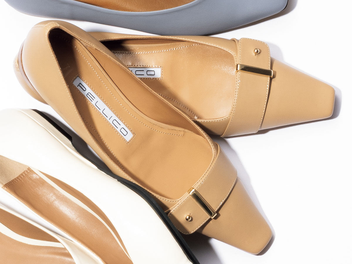 ペリーコのローヒールシューズ