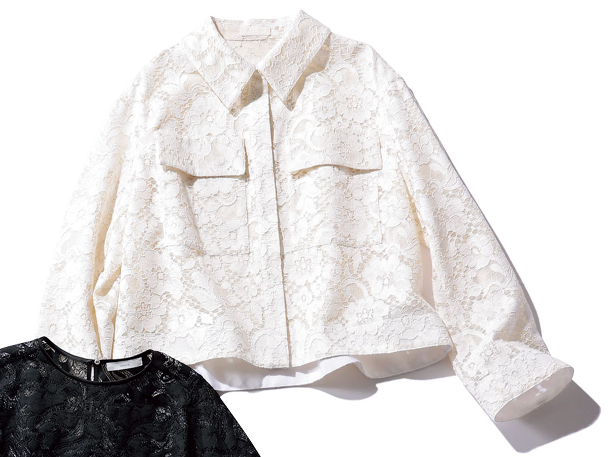 ボールジィの白レーストップス